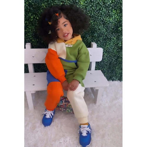极速BABY Fashion casual long sleeve hoodie suit