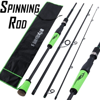 好货Sougayilang Fishing Rod 4 Section Casting Rod Spinning R