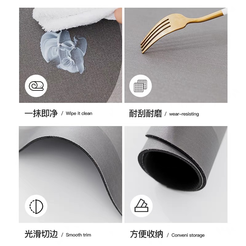 硅藻泥吸水垫小尺寸浴室地垫创意门垫卫生间门口脚垫速干厕所地毯