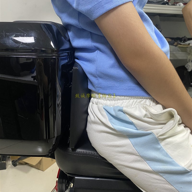 适用雅迪爱玛本田小牛绿源电动车电瓶车摩托车尾箱靠背海绵垫配件