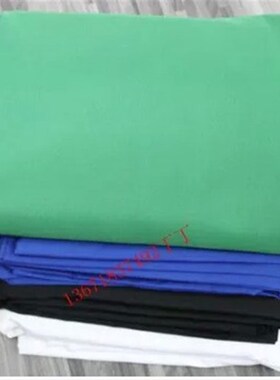 摄影背景布3.米*3米混合背景布演播室/绿屏演播室幕蓝色绿色可选