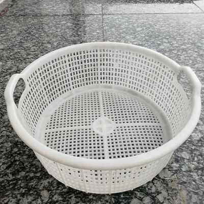 极速厂销高端塑料箩筐椭圆形周转篓腰箩大号E西瓜筐水产运输虾框