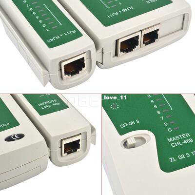 Professional Network Cable Tester RJ45 RJ11 RJ12 C