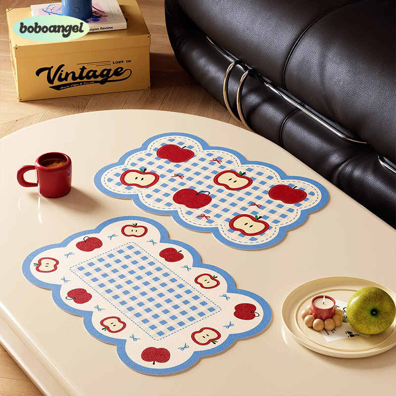 甜果格调轻奢高级餐垫防水防油免洗隔热垫防烫可裁剪桌面保护垫