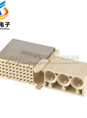 进口 ERNI 103804 CPCI 背板连接器 3P电源射频端 55PIN弯脚母座