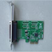 打印机扩展卡雕刻机线切割转接 老式 PCI E并口卡pcie转lpt25孔针式