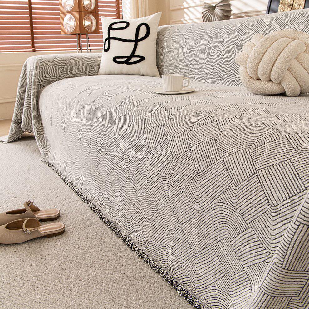 2026新款雪尼尔四季通用简约轻奢防滑防水沙发巾沙发盖布沙发盖毯