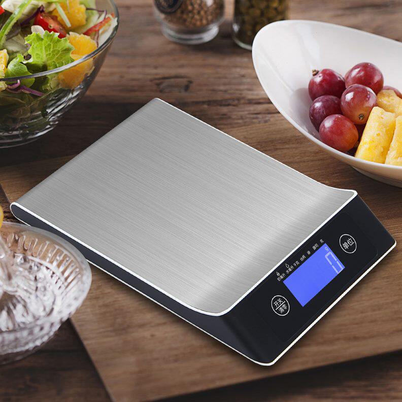 新款长协家用不锈钢厨房秤15千克邮包秤电子秤台秤5kg