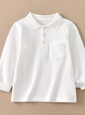 纯色翻领POLO衫