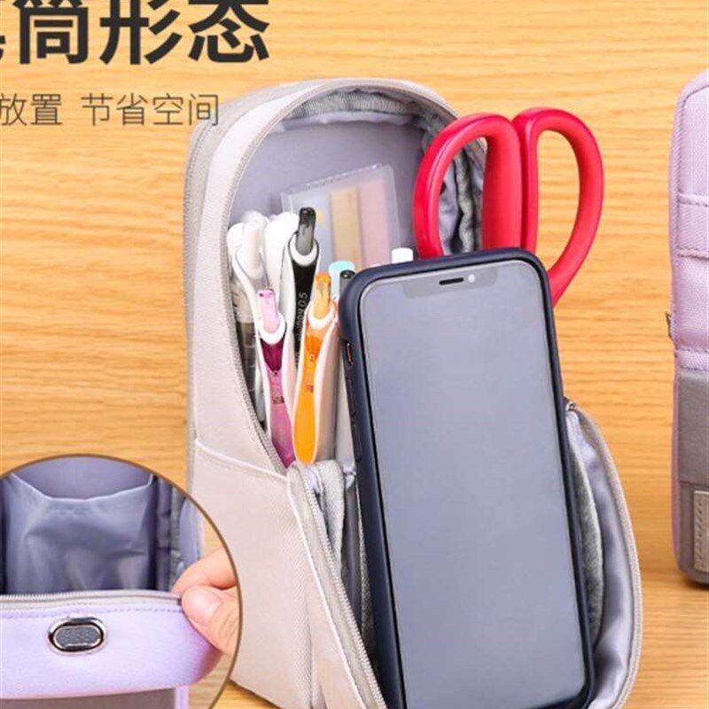 速发笔袋笔筒式立合一鞋笔袋詀立创意鞋子造型文具手办公可站二盒