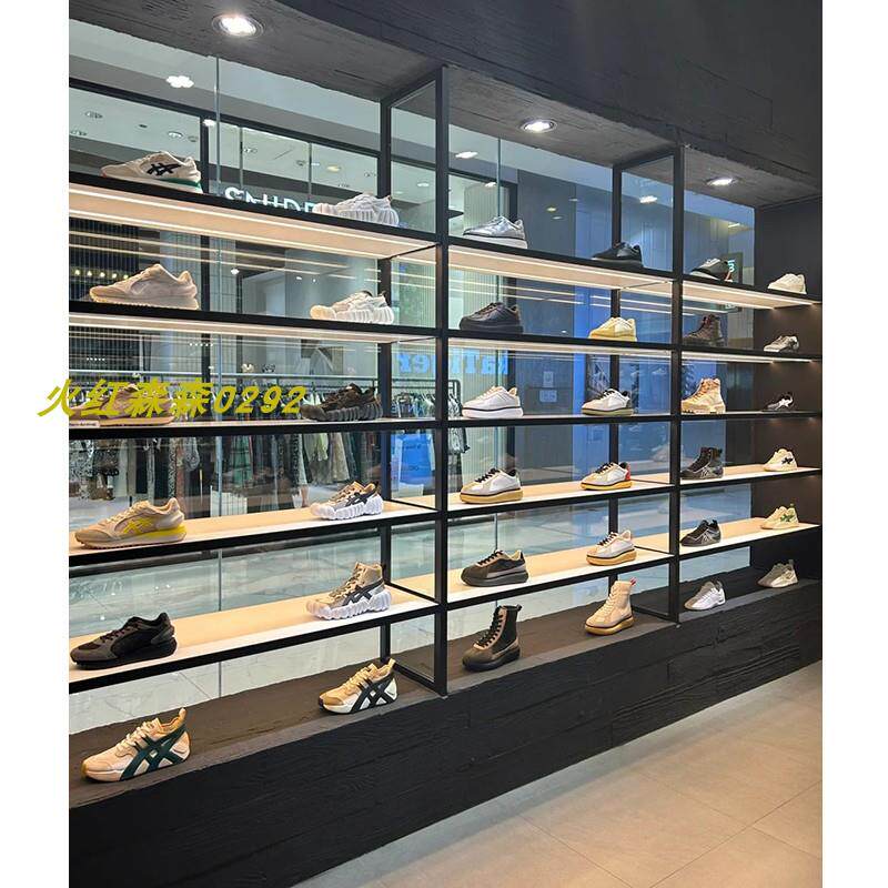 现货鞋店鞋e架展示架上墙货架中岛架陈列架落地展示柜童鞋运动休