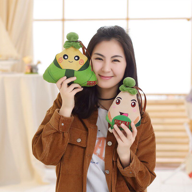 速发一件创意礼品端午大粽子抱枕毛绒玩具节子粽号玩偶布娃娃
