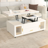 多功能升降茶几餐桌两用小户型客厅家用一体多用桌子可折叠移动