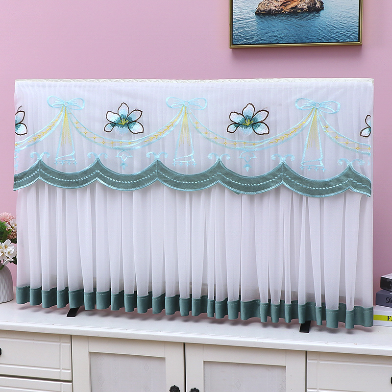 电视机罩电视罩电视机防尘罩电视罩套蕾丝液J晶高档上档次55寸65