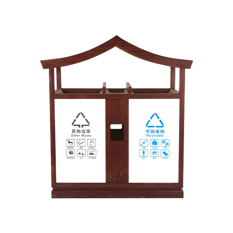 户外垃圾桶不锈钢大号室外街道y景区垃圾箱分类小区果皮箱环卫公