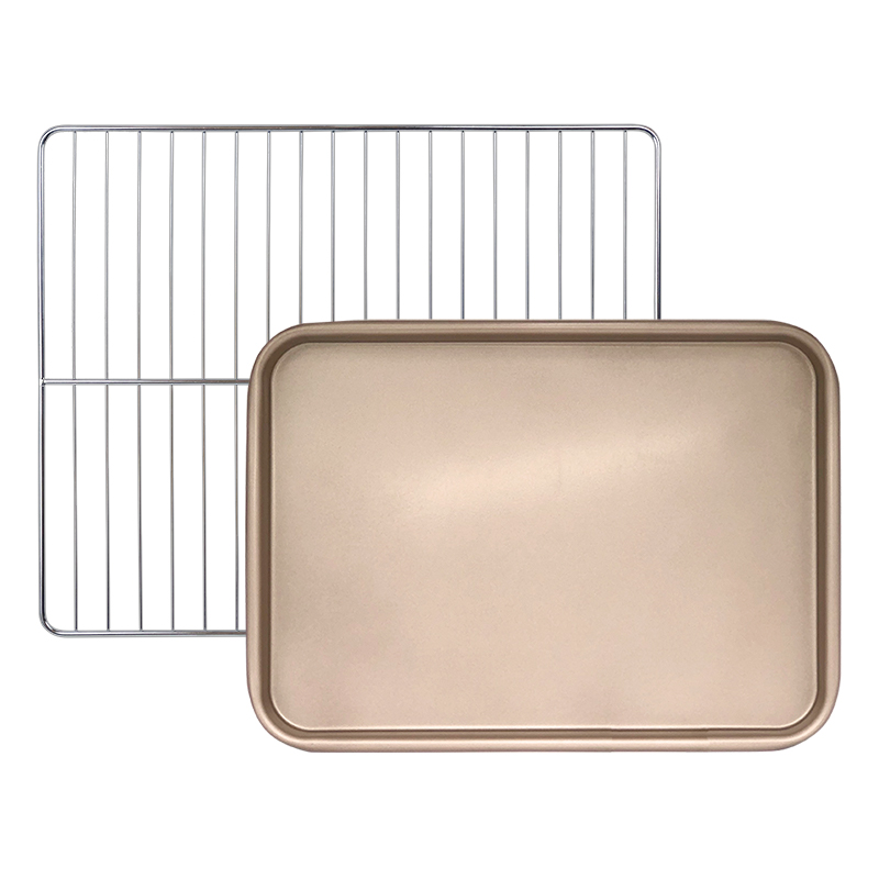 不沾烤盘烤网适配海氏7p5L升C75/C76升级款风炉烤箱托盘不锈钢网