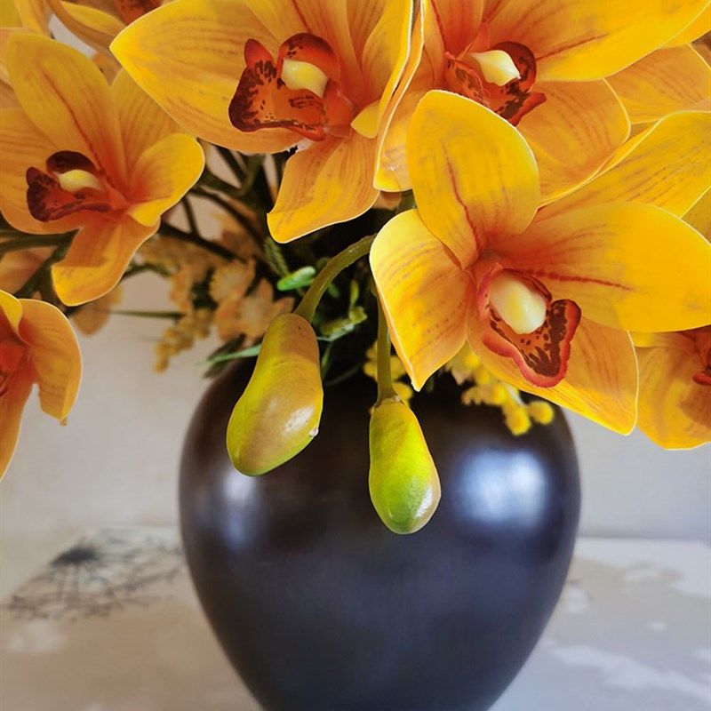 高档陶瓷花瓶插花酒店大堂仿真花客厅酒店商场P装饰花圆形花艺包,家居饰品,餐桌花艺,淘宝优惠券,粉丝福利购,淘宝优惠卷