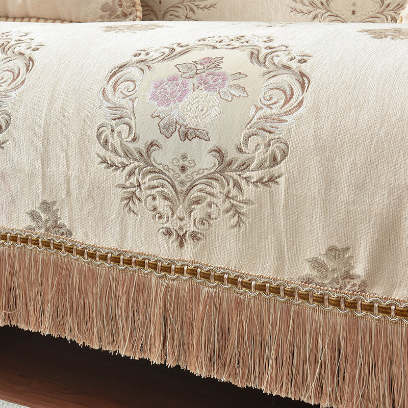 全盖沙发巾罩 欧式加厚雪尼尔布艺全罩沙发巾罩V套沙发坐垫秋冬