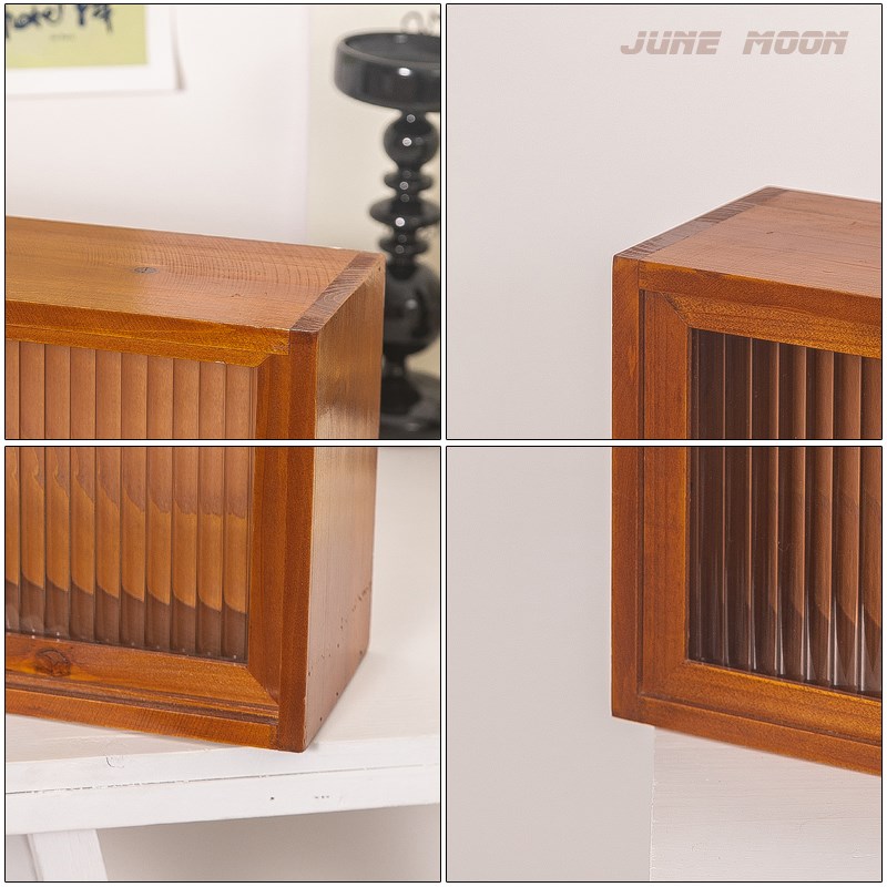 餐边柜茶杯茶具杯子收纳置物架玻璃盖防尘首饰盒化V妆护肤品整理