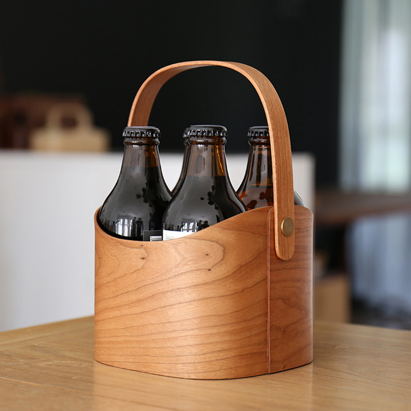 山隐造物复古提篮实木手工日式储A物篮桌面杂物口红收纳盒篮化妆,收纳整理,桌面收纳盒,淘宝优惠券,粉丝福利购,淘宝优惠卷