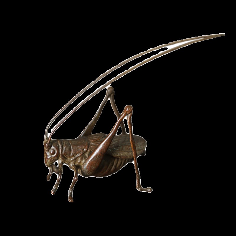 厂价苏工a精铜蛐蛐蟋蟀昆虫茶宠茶玩创意博古架盆景微景观造景摆