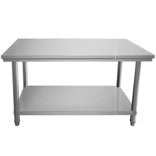 不锈钢304工作台双层三层厨房操作台工厂打N包台打荷台切菜台多层