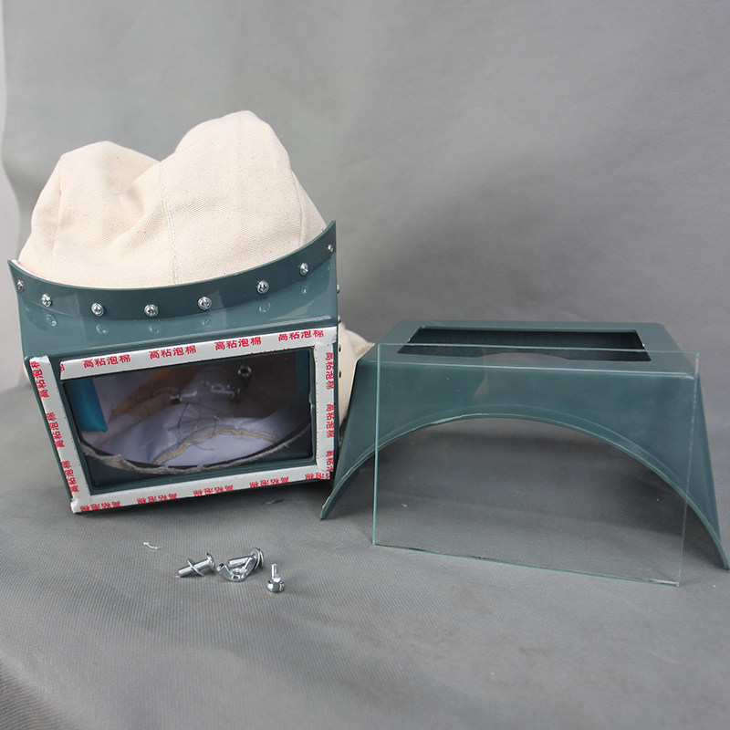 框型喷砂帽防尘打砂帽打r磨油漆防冲击面罩帆布工业粉尘喷砂全面,居家日用,头部防护用品,淘宝优惠券,粉丝福利购,淘宝优惠卷