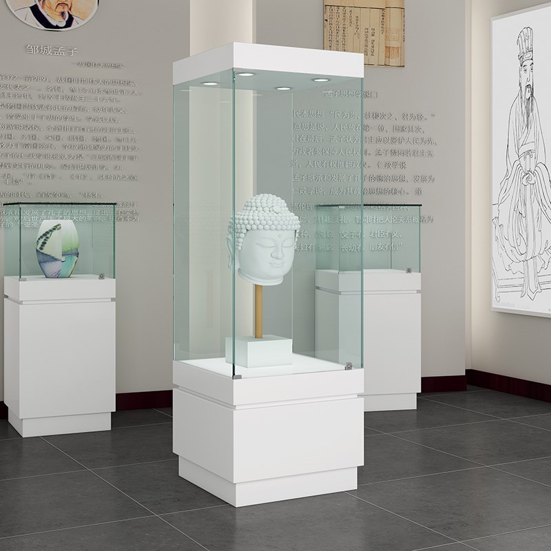 玻璃展示柜古董瓷k器奇石雕像柜展览柜展台博物馆文物展柜珠宝柜