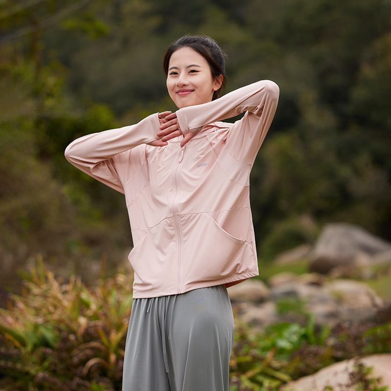 黑胶大帽檐UPF50+防晒衣夏季薄款潮冰丝皮肤衣女士防晒服出行外套