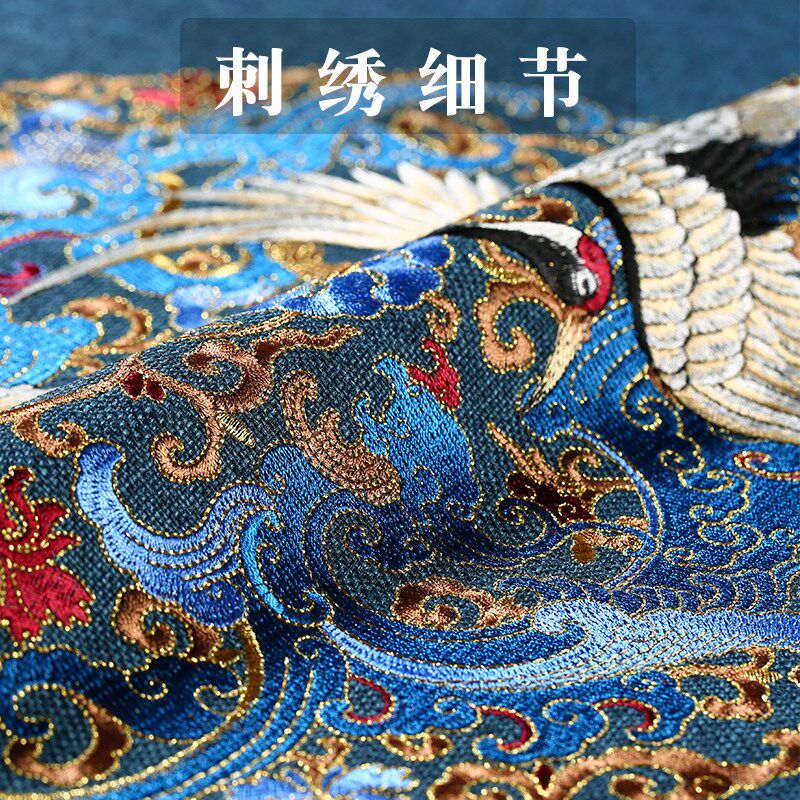 速发床头柜盖布高档中式边柜角几盖巾客厅茶几垫布长条桌布茶台布