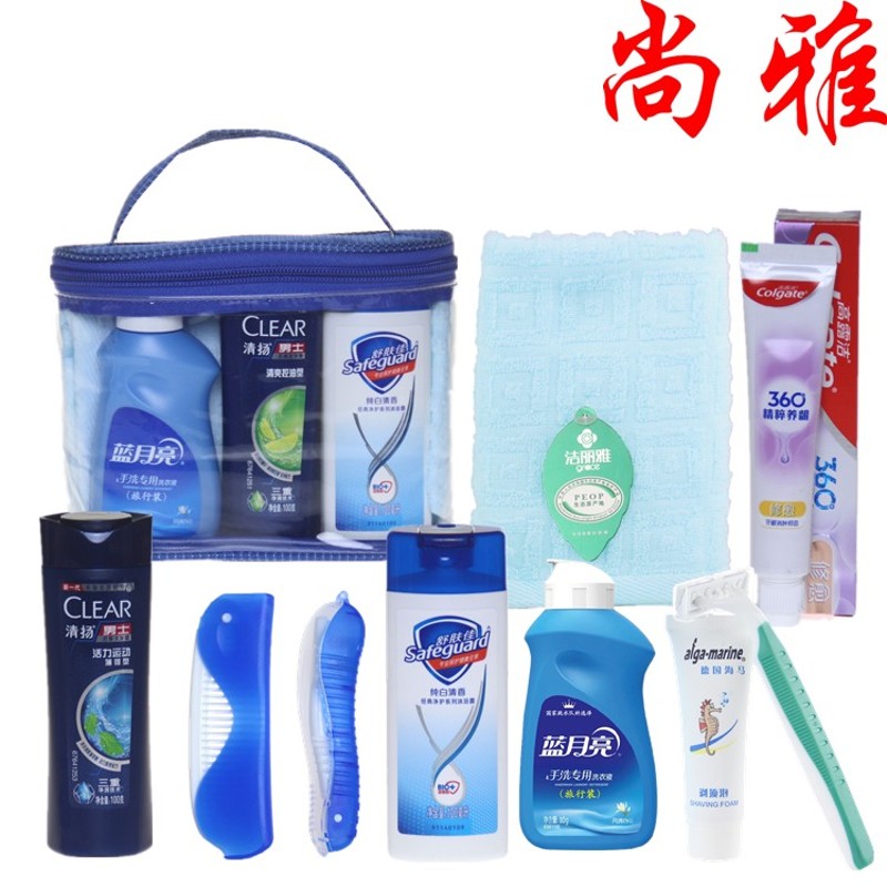 速发旅行洗漱套装男含用品明携旅游出差学生洗护样户防水透便洗漱