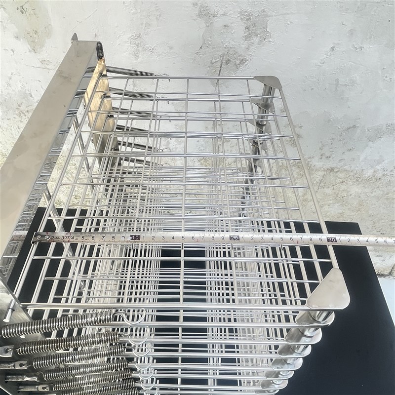 速发桌面式不锈钢千层架周转车多层PA置物架可进烤箱移动式乾燥架图片