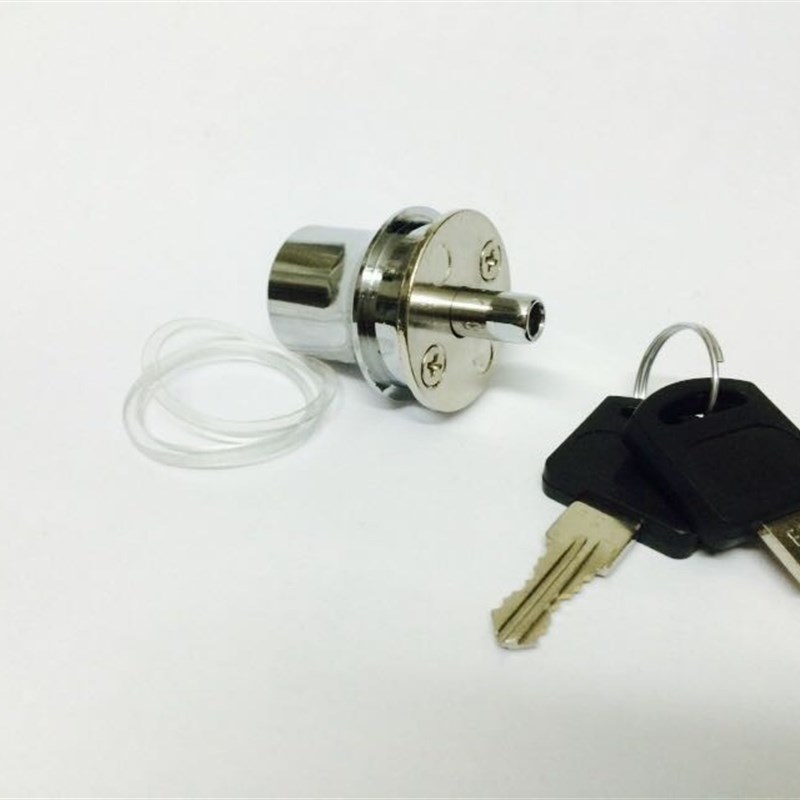 速发通开玻璃柜趟门锁 移门按锁 62 通开E45 玻璃柜顶锁 移门按