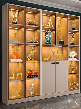 速发轻奢高边客厅沙发背景酒柜摆件玄关隔断餐档书柜子装居家饰品