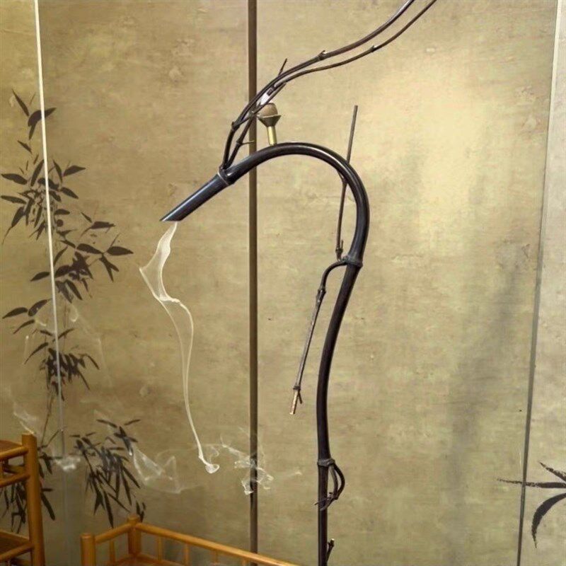 速发送底座紫竹龙挂香架子竹制竹子禅意倒流香挂香线香插香炉茶室