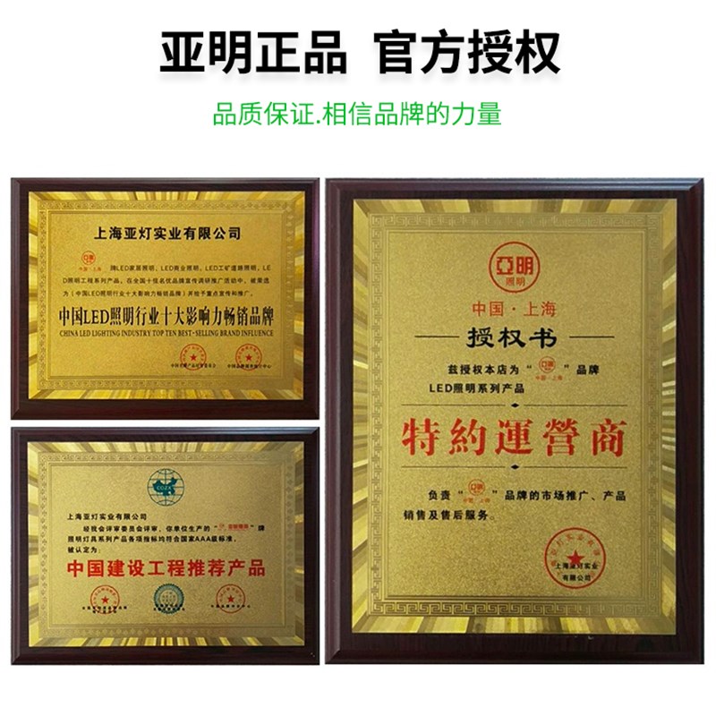 速发上海亚明投光灯50w100w200w户外防水超亮泛光灯射灯工程防雷