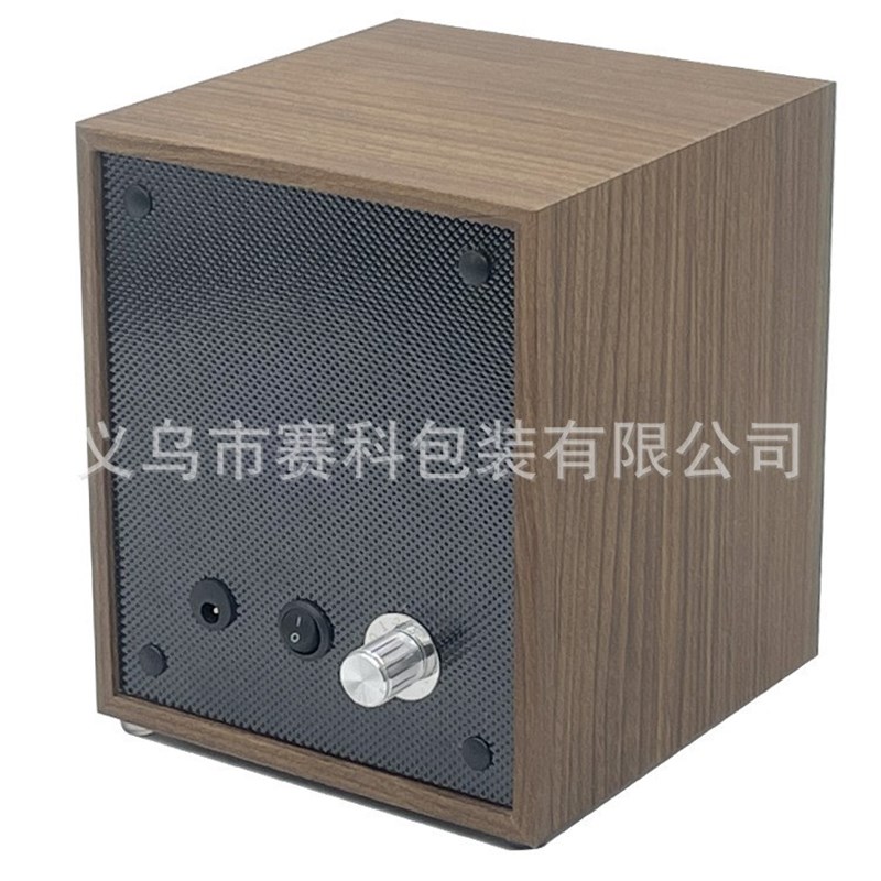 【彩盒款b】黑胡桃纹木质立式机械手表自动摇表器家用电动上链表