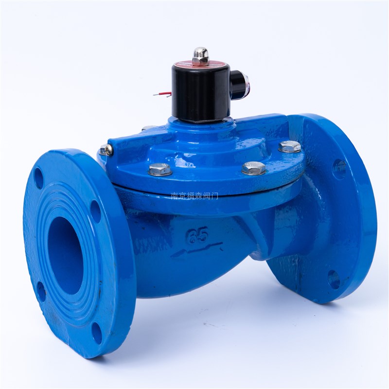 DF铸铁法兰24V220V常闭ZCS电磁阀喷淋先导式水阀防爆DN50 100 200