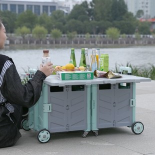 购物车买菜车家用拉杆车郊游露营爬楼梯T手推车一件代 折叠便携式