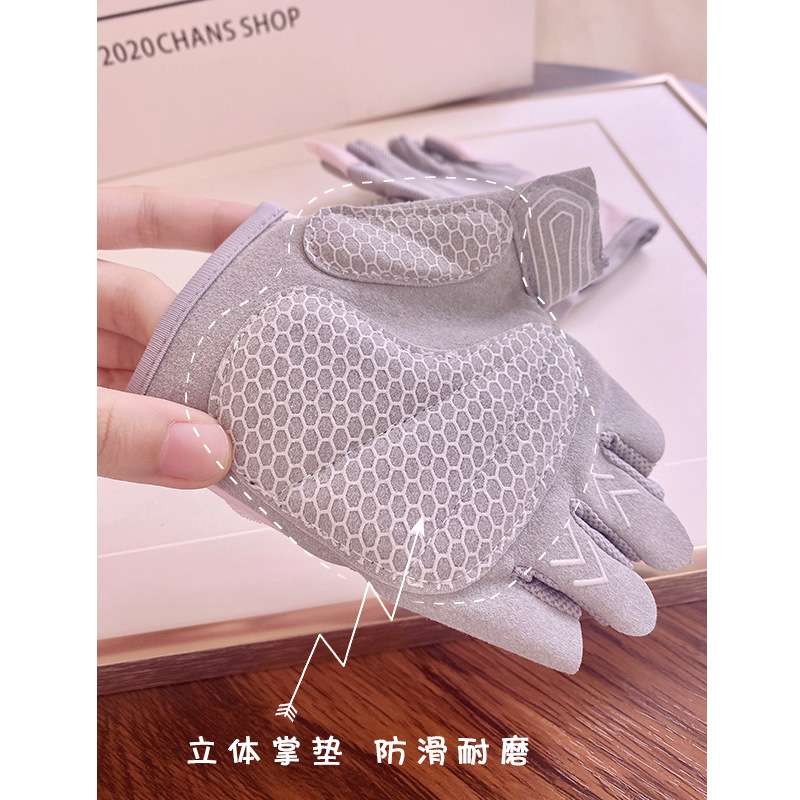运动手套女壶铃健身防滑耐磨软提器械训练锻炼撸铁防起茧半指减震