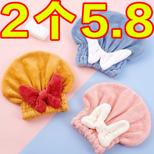 干发帽超强吸水速干浴帽洗头擦头发干发巾成人可爱包头巾加厚帽子