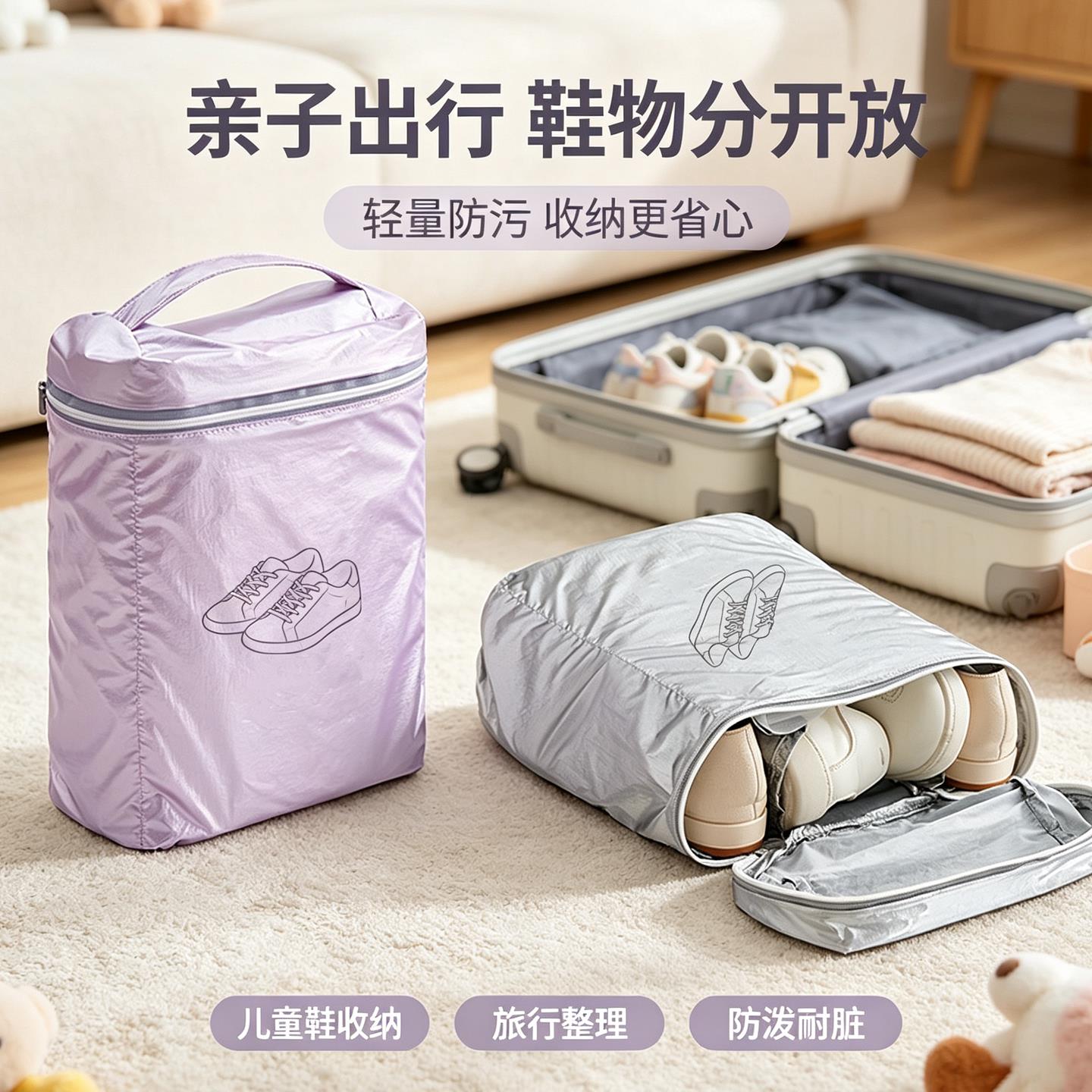 旅行鞋子收纳袋新款防水李