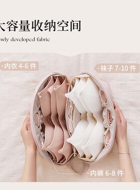速发ch行内衣收纳袋旅y内容包便携旅游行李箱大衣量内裤