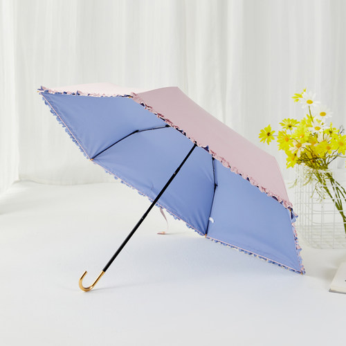速发超轻折叠太伞小巧便携彩胶遮防晒防紫外线雨伞晴雨两用