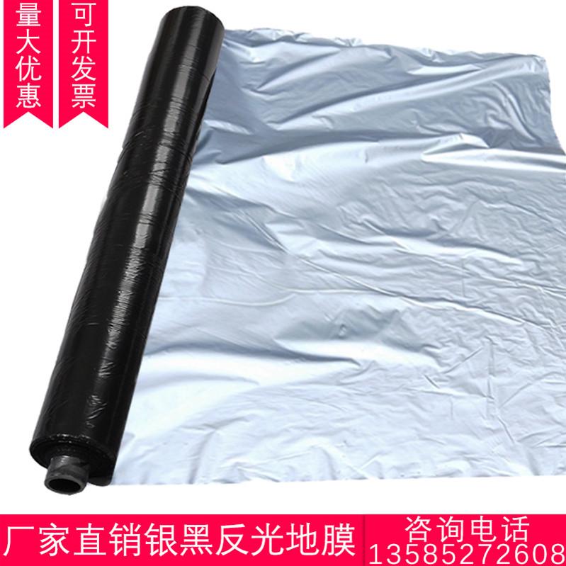 速发新款银黑双色膜反光膜农用黑地膜银黑膜除草膜 种植膜 塑料薄