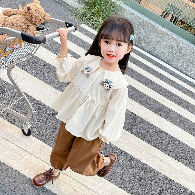 速发童春秋套装2024春季新款2岁宝宝衣服时髦洋气学院风儿童秋装