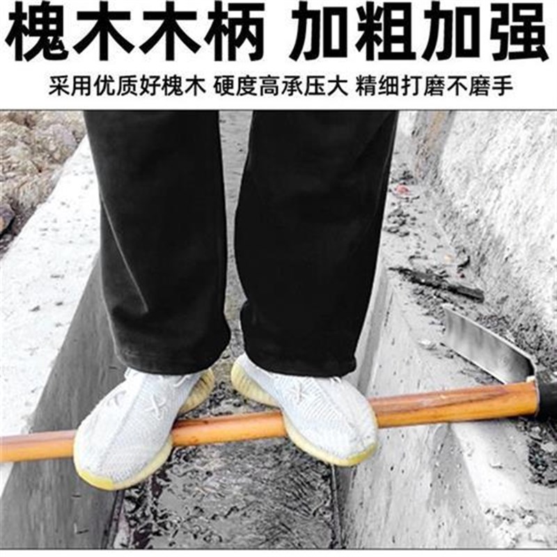 速发锄头家用种菜挖地锰钢农用工具开荒农具老式撅U头翻地镐头挖