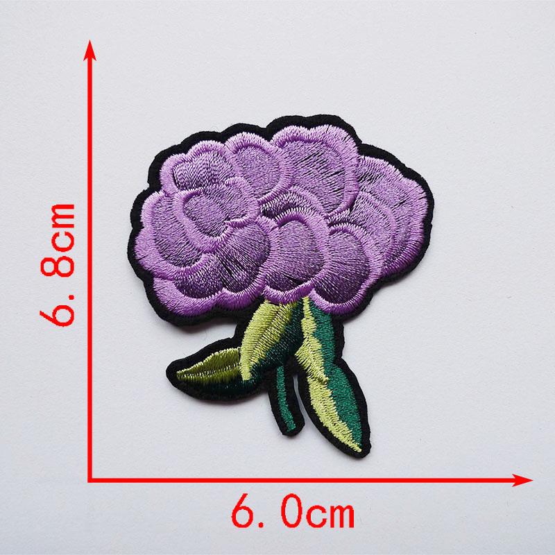 速发衣服绣花刺绣补丁布贴小花朵玫瑰熨烫贴破洞贴服牛仔裤子贴花