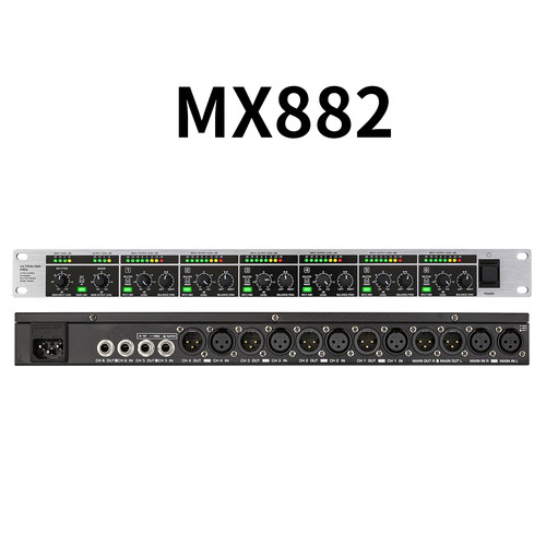 机架式音频信号分配器电子音分器mx882