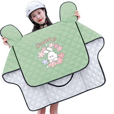 现货速发冬季季电动车摩托防晒挡风罩薄款防雨防风被防水冬天电车